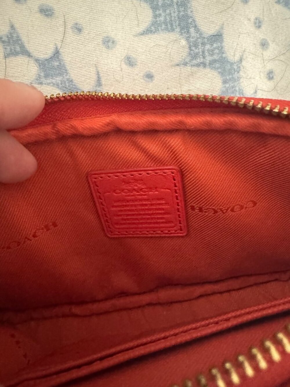 Orange Small Coach Crossbody Bag - Picture 2 of 4